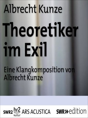 cover image of Theoretiker im Exil